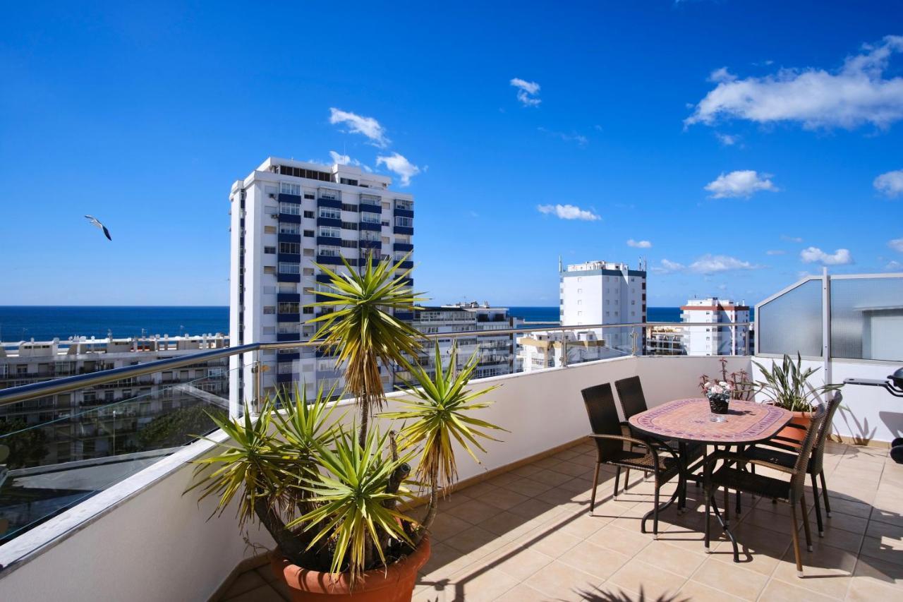 Seaview Penthouse In Algarve With Spacious Terrace Quarteira Exterior foto